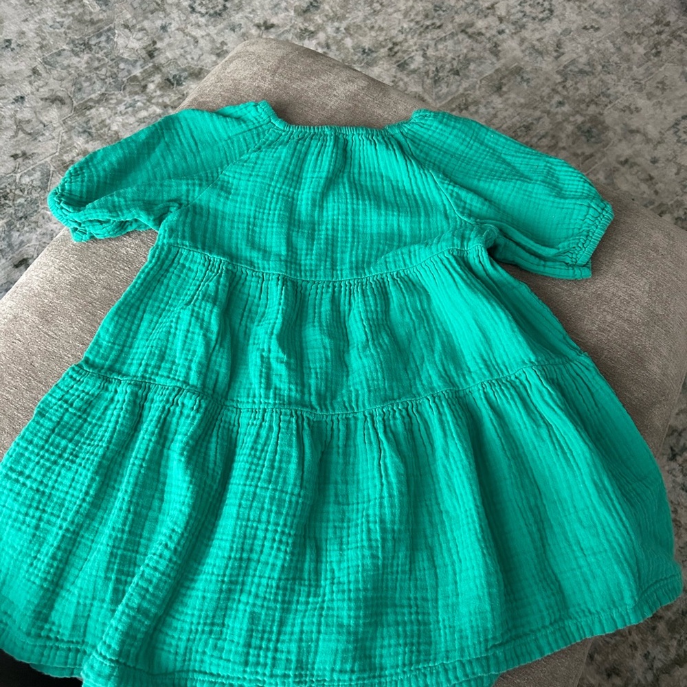 Wonder Nation Vibrant Green Dress